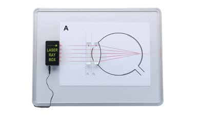 ÓPTICA GEOMÉTRICA CON PENTA LASER - VERSIÓN CON PIZARRA MAGNÉTICA Y PENTA LASER VERDE-871