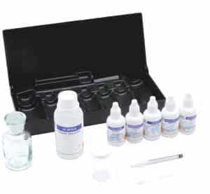 Equipo acidez, alcalinidad, anhídrido carbónico, oxígeno-0