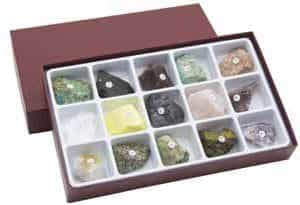 Colección de 15 minerales por color-0
