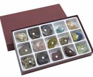 Colección de 15 minerales de los metáles más comunes-0